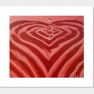 Heart Ripple By Scott Hulderson Posters and Art